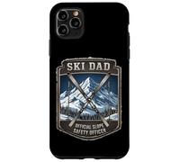 Ski Dad Officiel Slope Safety Officer Fête des Pères Skier Fun Coque pour iPhone 11 Pro Max