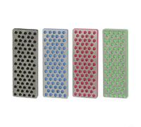 Ski Edge Tuning File Set 4pcs 240-1000 Grit Metal | 240-1000 grit range, removes hardening, deburrs pour edges, metal construction, 70mm size
