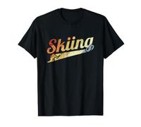 Ski Fan Sports d'hiver T-Shirt Graphique avec Valeur