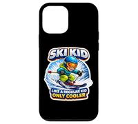 Ski Kid Like A Regular Kid Only Cooler Funny Skier Coque pour iPhone 12 Mini