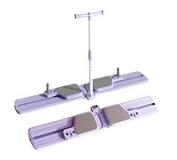 Ski Machine, Split Home Skiing Exerciser, Total Body Slimming Indoor Trainer, Joint Protection Design, for Cardio, Pilates, Yoga, Rehabilitation, Gym Fitness Workouts, 59.06x5.91x5.51 inches