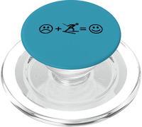 Ski Makes Happy Funny Skiing Lover Winter Sport Fan PopSockets PopGrip pour MagSafe