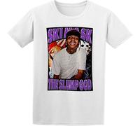 Ski Mask The Slump God Hip Hop Rap T-Shirt Men Round Neck Clothing White S