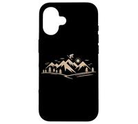 Ski Mountain Snow Skiing Retro Winter Vacation Coque pour iPhone 16