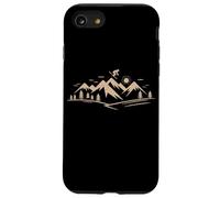 Ski Mountain Snow Skiing Retro Winter Vacation Coque pour iPhone SE (2020) / 7/8