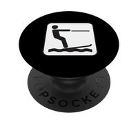 Ski Nautique Cool Water Sports PopSockets PopGrip Adhésif