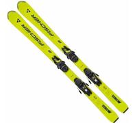 Ski pour enfants Ski alpin pour jeunes - Fischer RC4 Pro JRS - avec fixations FS7 CA JRS Z2-7.5 - convient aux garçons et aux filles - pour skieurs de niveau intermédiaire à bon, longueur:160cm