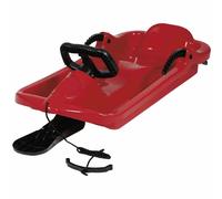 Ski Rodel Rutschbrett Schneerutscher Alpen Drive Rouge Volant & Frein À Main