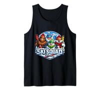 Ski Squad Sasquatch Yeti Bonhomme de Neige Ours Polaire Ski Team Fun Débardeur