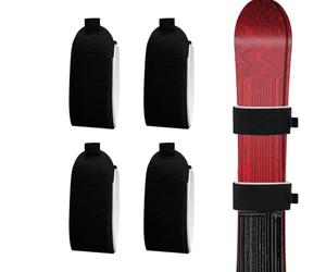 Ski Strap 4 Piece - Adjustable Gear Storage Carrier EVA Padding Set