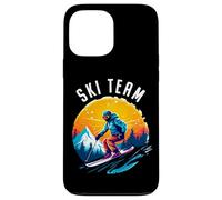 Ski Team Équipe de Ski École de Ski Conduite de Ski Coque pour iPhone 13 Pro Max
