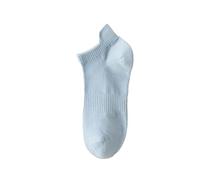 Ski Thermique Cotton Socks Women's Thin Athletic Running Low Cut No Show Socks With Heel Tab Autocollant Bleu Blanc Rouge Pour Voiture (Blue, One Size)