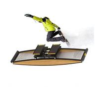 Ski Training Machine for Home, Professional Ski Machine, 150kg Capacity Ski Simulator with 2 Pole Options, Adjustable Resistance 0-100kg for Waist, Abdomen, Leg & Cardio Training(B)