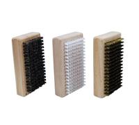 Ski Tuning Ensemble de brosses de cire Tuning avec 3 brosses de nettoyage pour snowboard Brosses à cire portables pour extérieur Brosse à cire pour réparation de skis | Comprend une brosse en crin