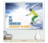 Ski und Snowboard - Leidenschaft im Schnee (hochwertiger Premium Wandkalender 2026 DIN A2 quer), Kunstdruck in Hochglanz: Ein ganzes Jahr lang das Hochgefühl des Wintersports