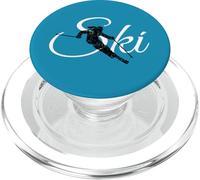 Ski (Vintage Black & White) Apres-Ski Skier Girls PopSockets PopGrip pour MagSafe