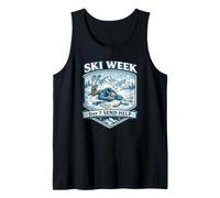 Ski Week Send Help de Rebond de Joueur de Sport d'équipe Débardeur