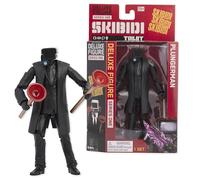Skibidi Toilet Figurine de Luxe Plungerman, Figurines de Collection, Produit sous Licence Officielle