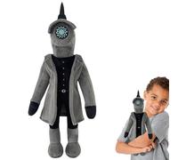 Skibidi Toilet Peluche Skibidi - Caméra - Pour femme - Peluche créative - Pour les fans de jeux - Amusante et unique - Poupées remplies de toilettes pour anniversaire d'enfant