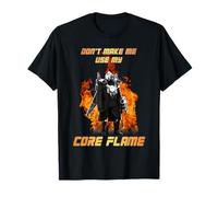 Skibidi Toilet The Cameraman Core Flames T-Shirt