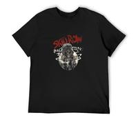 Skid Row Cool Retro Black Old Band Rock Mens Cotton Tshirt Size M