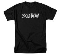 Skid Row Logo T Shirt Rock N Roll Music Band Tee Black 3XL