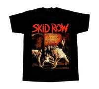 Skid Row Men Women T Shirt Cotton Tee All sizesBlack3XL