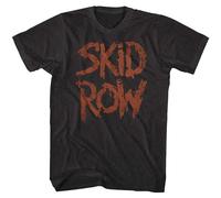 Skid Row Slave to The Grind Tour 1991 Metal Rock Band Music Merch Unisex 100% Cotton Short-Sleeve T-Shirts Black S
