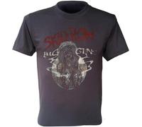 Skid Row T Shirt Big Logo Heavy Metal Rock Band Retro Men Tee Mens