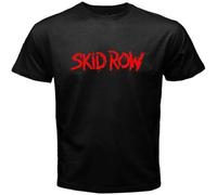 Skid Row T-Shirt Graphic Tee Printed Top for Mens Black 3XL