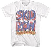 Skid Row T Shirt Logo & Youth Gone Wild Adult Short Sleeve T Shirts Vintage Style Rock Music Graphic Tees Hemden(Medium)