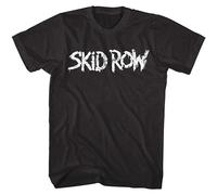 Skid Row Vintage Logo T Shirt Heavy Metal Rock Concert Tour Merch Top Shirt for Men Shirt Black 3XL