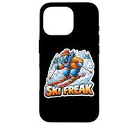 Skier Freak Adolescent Garçon Skier Amoureux Sports d'hiver Coque pour iPhone 16 Pro