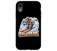 Skier Freak Adolescent Garçon Skier Amoureux Sports d'hiver Coque pour iPhone XR