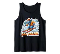 Skier Freak Adolescent Garçon Skier Amoureux Sports d'hiver Débardeur