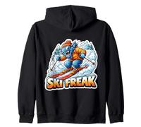 Skier Freak Adolescent Garçon Skier Amoureux Sports d'hiver Sweat à Capuche