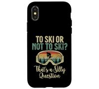 Skier ou ne Pas Skier C'est Une Question Stupide Ski Nautique Coque pour iPhone X/XS