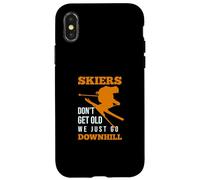 Skiers Dont Get Old We Just Go Downhill - Ski Amusant Coque pour iPhone X/XS