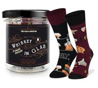 SKIETY Chaussettes unisexes pour homme et femme - Idée cadeau Drole - Chaussettes hautes en 70 % coton - Chaussettes amusantes - Cadeaux pour femmes et hommes, 39-42