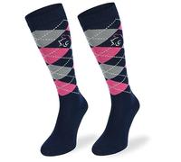 SKIETY Vêtements équestres Femme & Homme - Chaussettes Hautes - Chaussettes d'équitation equestre