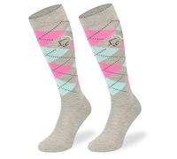 SKIETY Vêtements équestres Femme & Homme - Chaussettes Hautes Femme & Homme - Chaussettes Equitation Equestre Femme & Homme - Chaussettes Equitation Fille - Chaussettes Cheval Coton