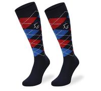 SKIETY Vêtements équestres Femme & Homme - Chaussettes Hautes Femme & Homme - Chaussettes Equitation Equestre Femme & Homme - Chaussettes Equitation Fille - Chaussettes Cheval Coton