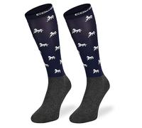 SKIETY Vêtements équestres Femme & Homme - Chaussettes Hautes Femme & Homme - Chaussettes Équitation Microfibre Femme & Homme - Chaussettes Équitation Fille