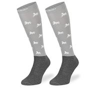 SKIETY Vêtements équestres Femme & Homme - Chaussettes Hautes Femme & Homme - Chaussettes Équitation Microfibre Femme & Homme - Chaussettes Équitation Fille
