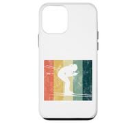 Skieuse Ski Rétro Sportif Essayer Neige Sport Coque pour iPhone 12 Mini