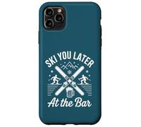 Skiez Vous Plus Tard au Lodge Bar Winter Ski Travel Design Coque pour iPhone 11 Pro Max