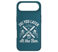Skiez Vous Plus Tard au Lodge Bar Winter Ski Travel Design Coque pour iPhone Air