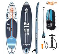 Skiffo 12.0 Sun Cruise Premium Sup Stand Up Paddle Family Board Paddel 365x86 Cm