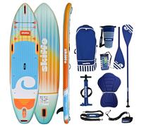 Skiffo Rivage Sunrise 11,0 SUP Board Gonflable 2-en-1 Paddle Set 335x86x15