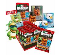 Skifidol 12 Sachets Cartes Holographiques+ Personnages 3D Collectionnables | Série Italian Brainrot Univers Psychédélique | Personnages aléatoires | Deuxième série Nouveautés !!!